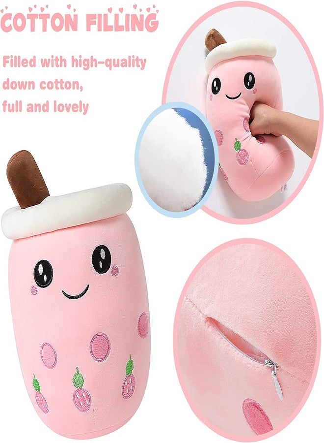 TechMax Solution دمية شاي الفقاعات المحشوة من تيك ماكس سوليوشن كاواي، دمية قطيفة على شكل كوب شاي حليب بوبا، وسادة لعبة للأطفال - Image 5